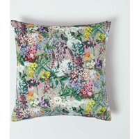 Floral Botanical Garden Purple Cushion 46 x 46 cm - Purple