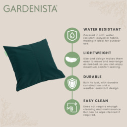 "Premium 18"" Centre Join Garden Scatter Cushion - Green / 1" - thumbnail 3
