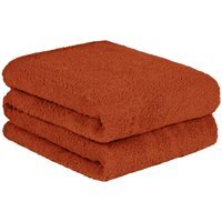 Soft Plain Teddy Fleece Throw - Rust / 240cm - thumbnail 1