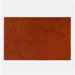Soft Plain Teddy Fleece Throw - Rust / 240cm - thumbnail 2