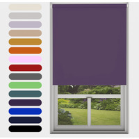 Made to Measure Blackout Roller Blind - Aubergine / 61 - 90 cm / 90cm width x 160cm Drop / 20 - 160 cm - image 1