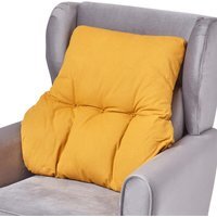 Cotton Back Support Cushion - Mustard - image 1