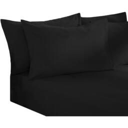 Bed Sheet Deep Fitted - Black / Single - thumbnail 2