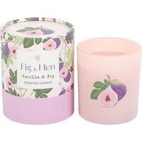 Fig and Vanilla Scented Candle - Pink