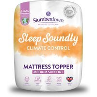 Sleep Soundly Climate Control Mattress Topper - White / King