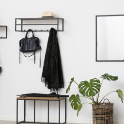 Seaford Coat Rack - Black - thumbnail 5
