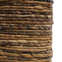 Banana Leaf Basket Set Two Vases Two Bins for Home Decor Storage - Brown - thumbnail 2