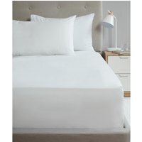 200 Thread Count House Wife Pillowcase - White / 2