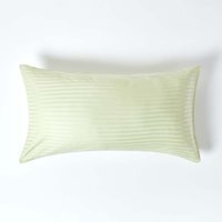 330 Thread Count Egyptian Cotton Housewife King Size Pillowcase - Sage Green - thumbnail 1