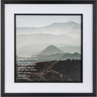 Black Mounted Inlay Box Frame - Black / 12 x 12in - image 1