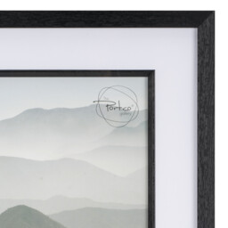 Black Mounted Inlay Box Frame - Black / 12 x 12in - thumbnail 2