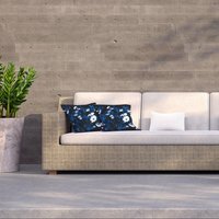 Field Of Flowers Outdoor Cushion - Blue / 60cm - image 1