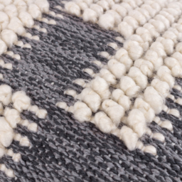 Himal Woven Knot Cushion - Dusk / Feather - thumbnail 4
