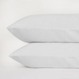 Pair Of Housewife Cotton Pillowcases - White - thumbnail 4