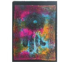 Cotton Wall Art Dream Catcher MultiColor - Multicolor