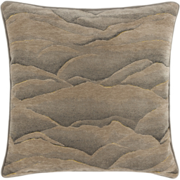 Stratus Jacquard  Cushion - Taupe / 80 Feather 20 Polyester - thumbnail 2