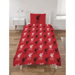 Liverpool Blocks Duvet Cover Set - Red - thumbnail 2