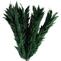 Bunch of Artificial Plastic Decorative Leaf Spray - Plastic Leaf Stem