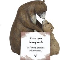 I Love You Beary Much Bear Ornament - Brown