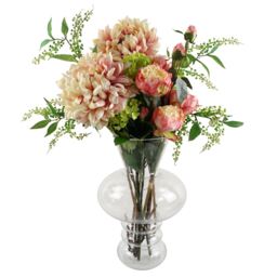 Premium Luxury Glass Vase - White / 35cm / 27cm - thumbnail 4