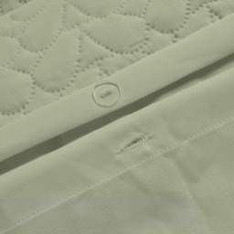 3D Embossed Pattern Duvet Set - Sage / Single - thumbnail 3