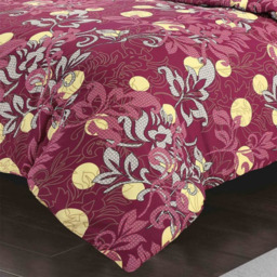 Amelia Duvet Cover Set - Red / Super King - thumbnail 2