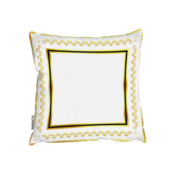 Ancient Egyptian Gold Border Outdoor Cushion - Yellow / 60cm - thumbnail 2