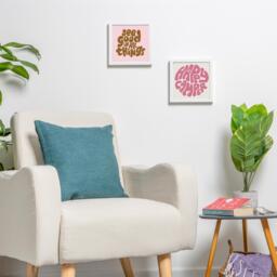 "8x8"" White 3D Box Photo Frame - 4x4"" Mount - White/Ivory" - thumbnail 4