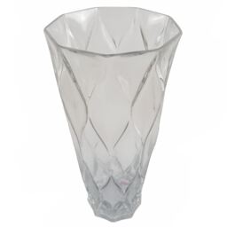 Premium Luxury Glass Vase - White / 17cm / 35cm - thumbnail 4