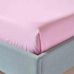 200 Thread Count Egyptian Cotton Flat Sheet - Pink / Double - thumbnail 2