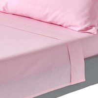 200 Thread Count Egyptian Cotton Flat Sheet - Pink / Double