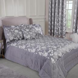 Butterfly Meadow Bedspread Set - Silver - thumbnail 2