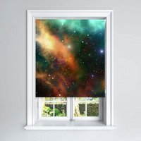 Galactic Galaxy Blackout Roller Blinds Easy Fit Child Safety Included - Multi