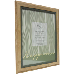 Hertford Green Accent Frame - Natural / 16 x 12in - thumbnail 2