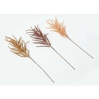 Homescapes Artificial Autumn Heather Set of 3 Multi-Coloured, 82 cm Tall - Orange Brown - image 1