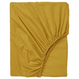 Premium Quality Waterproof Fitted Sheet  - ochre / King - thumbnail 3