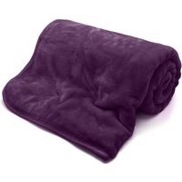 Mink Blanket - Aubergine / 240cm