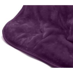 Mink Blanket - Aubergine / 240cm - thumbnail 2