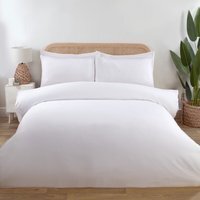 Bamboo Cotton Duvet Set - White / King - image 1