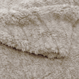 Snug Soft Teddy Marl Duvet Set - Natural / Single - thumbnail 3