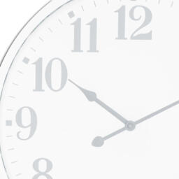 Classic Timepiece Aubrey Wall Clock  - White - thumbnail 2