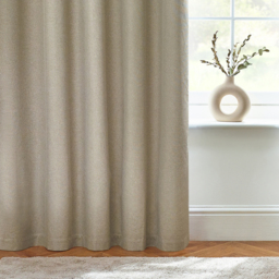 Dawn Textured Blackout Eyelet Curtains - Natural / 117cm / 137cm - thumbnail 4