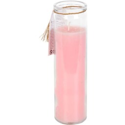 Mystic Jar Tube Candle with Rose Quartz Crystals - Mystical Rose - thumbnail 4