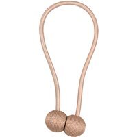 Woven Ball Magnet Holdback - Blush