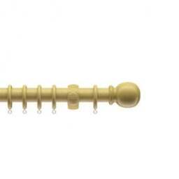 28mm Wooden Light Ash Curtain Pole Set - Light Ash / 240cm - thumbnail 2