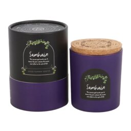 Samhain Spiced Pumpkin Wheel of the Year Candle Autumn Rituals Altars - Lavender - thumbnail 4
