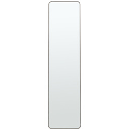 Rectangular Full Length Mirror with Rounded Corners - Black / 47cm x 157cm x 1.6cm - thumbnail 2