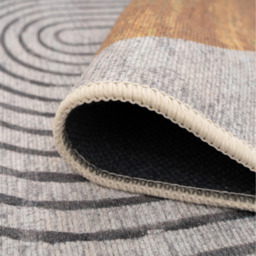 Beige Modern Wabi Sabi Washable Area Rug - Beige / 200cm x 290cm - thumbnail 3