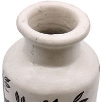 Bamboo Motif Straight Vase Natural - Natural