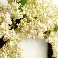 Luxury Artificial Wreath - White Berry Wreath / 55cm